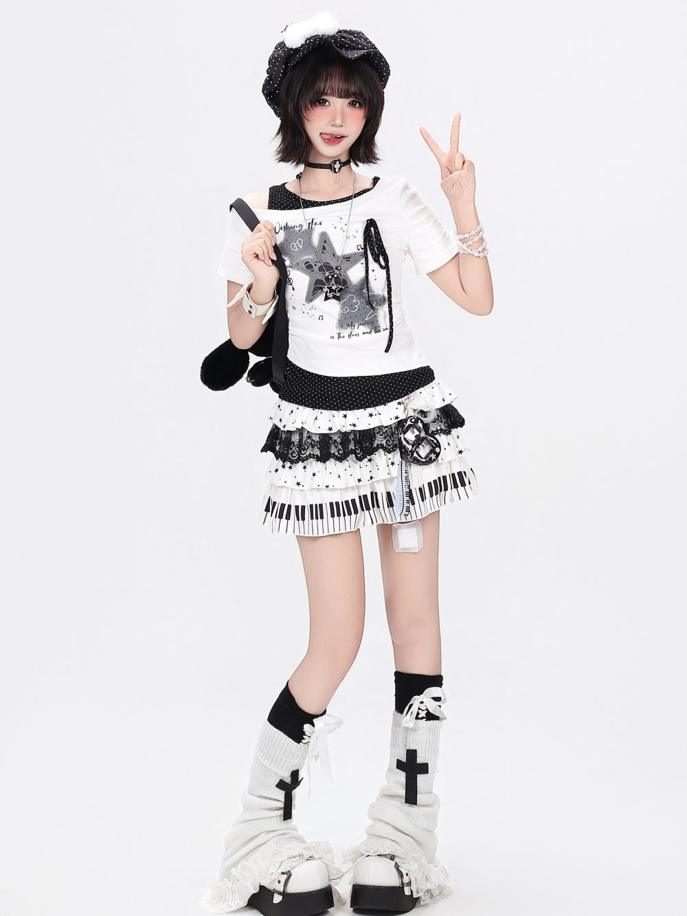 Ribbon Wishing Star Graphic Tee