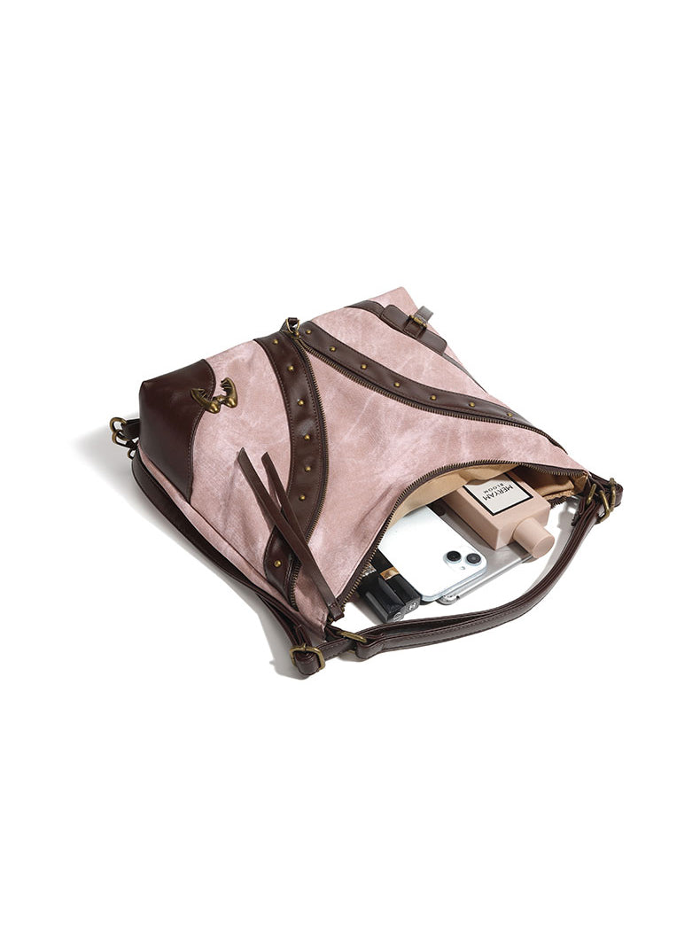 Large-Capacity Studded Y2K Backpack