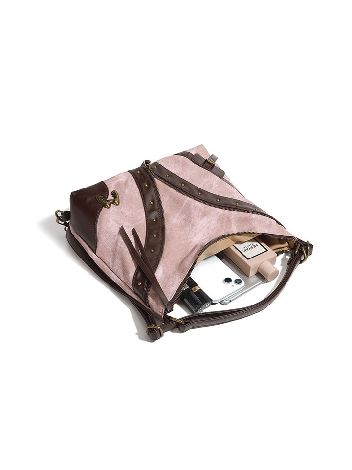 Large-Capacity Studded Y2K Backpack