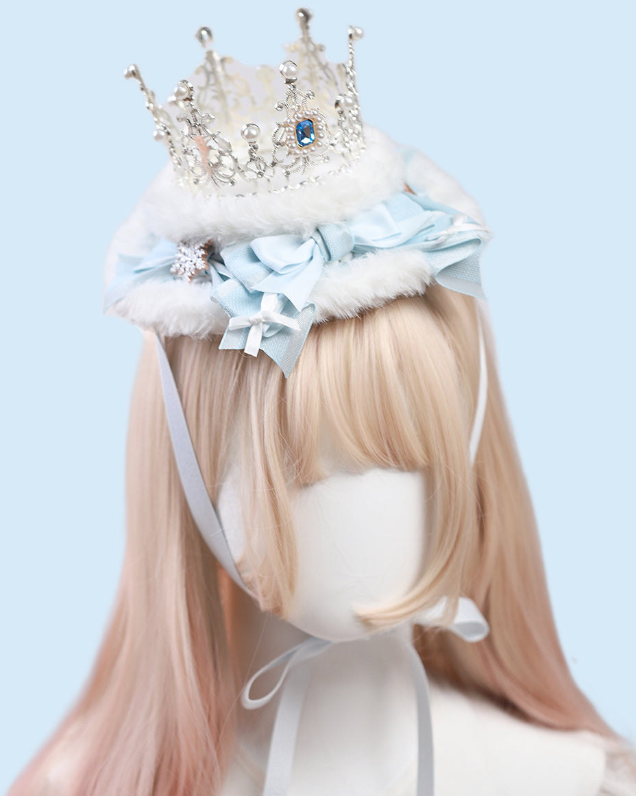 Light Blue Crown Flat Hat