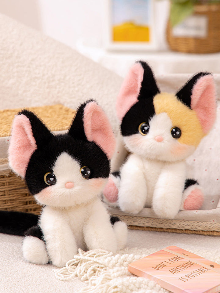 Cute Cat Plush Companion Doll Decorative Toy