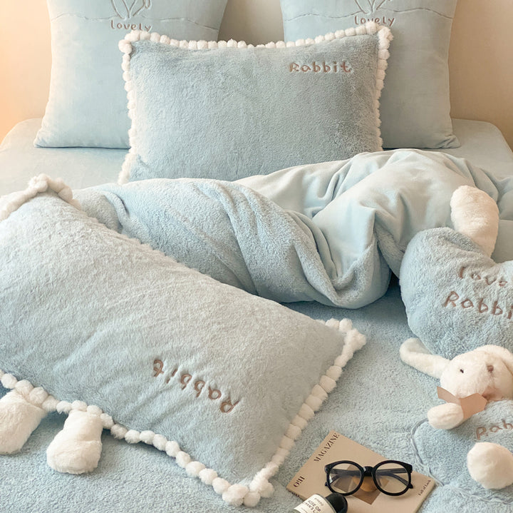 Cute Cartoon Bunny Bedding Set