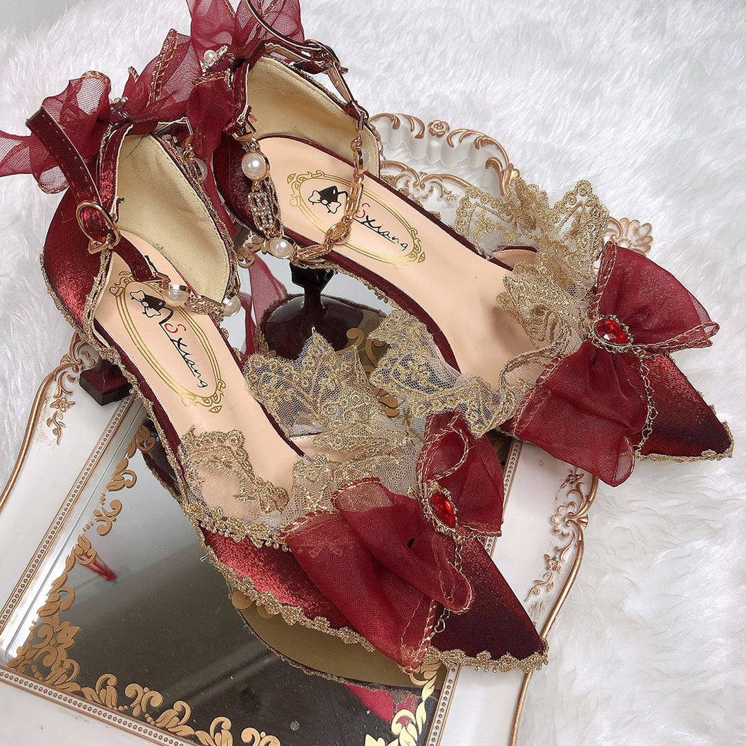 Vintage Glamorous Princess High Heels