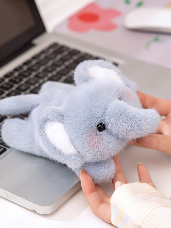 Cute Animal Plush Hand Puppet Desk Wrist Rest Doll