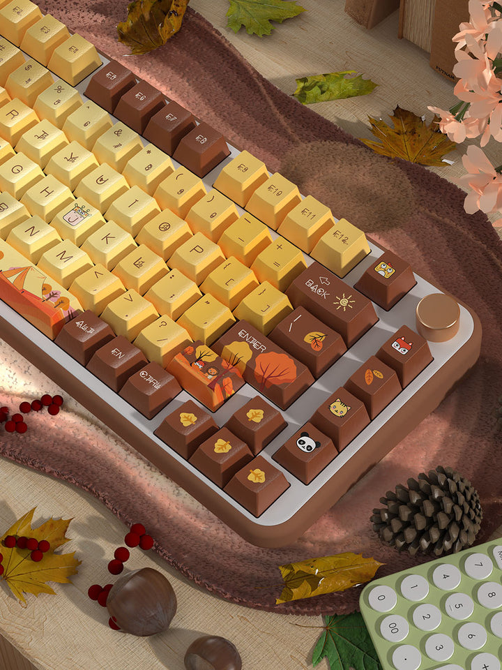 Autumn Theme Keycaps Set for Mechanical Keyboards