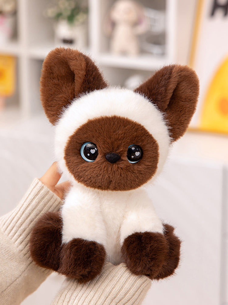 Cute Cat Plush Companion Doll Decorative Toy