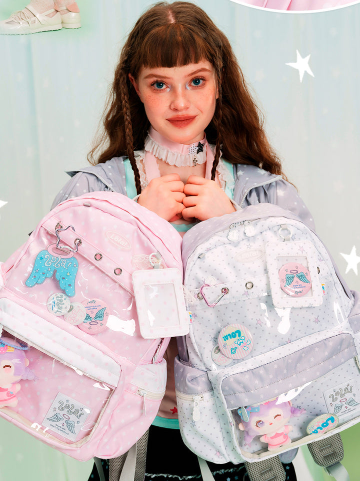 Star Clear Pocket Display Backpack