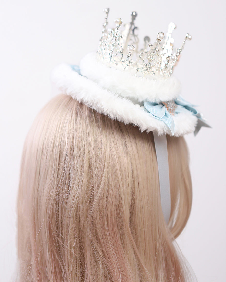 Light Blue Crown Flat Hat