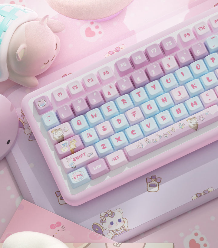 Cute Bubble Cat Keycap for Mechanical Keyboards