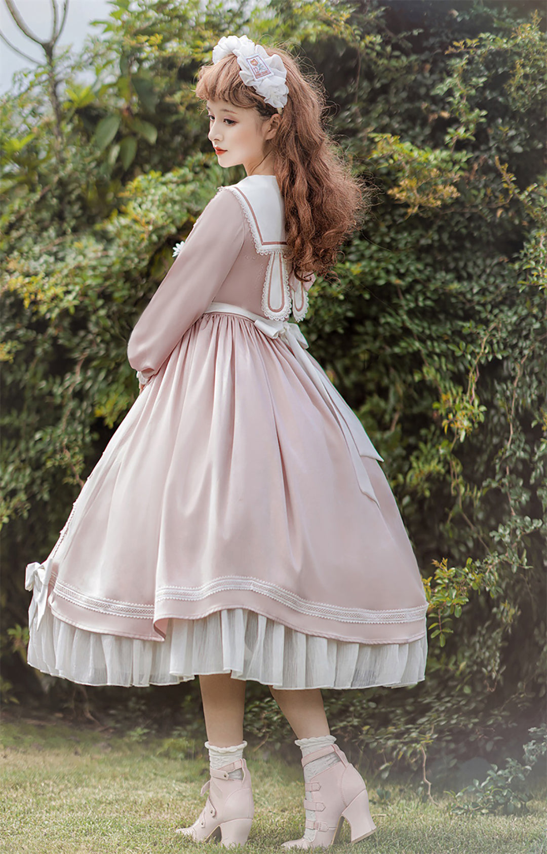 Rabbit Ear Princess Long Sleeve Dress