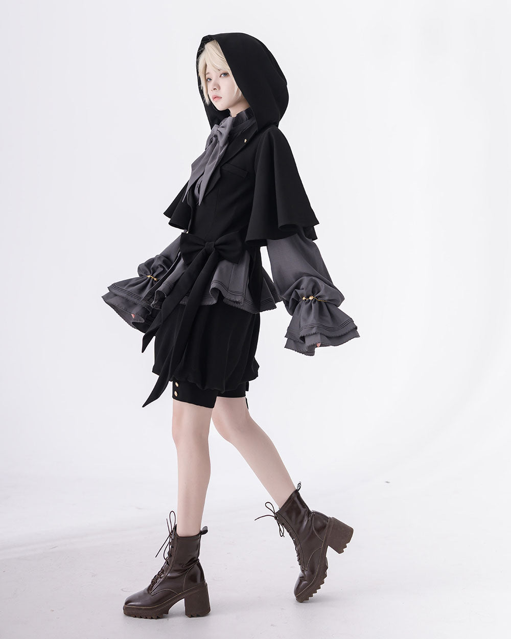 Black Fashion Ouji Fashion Shorts