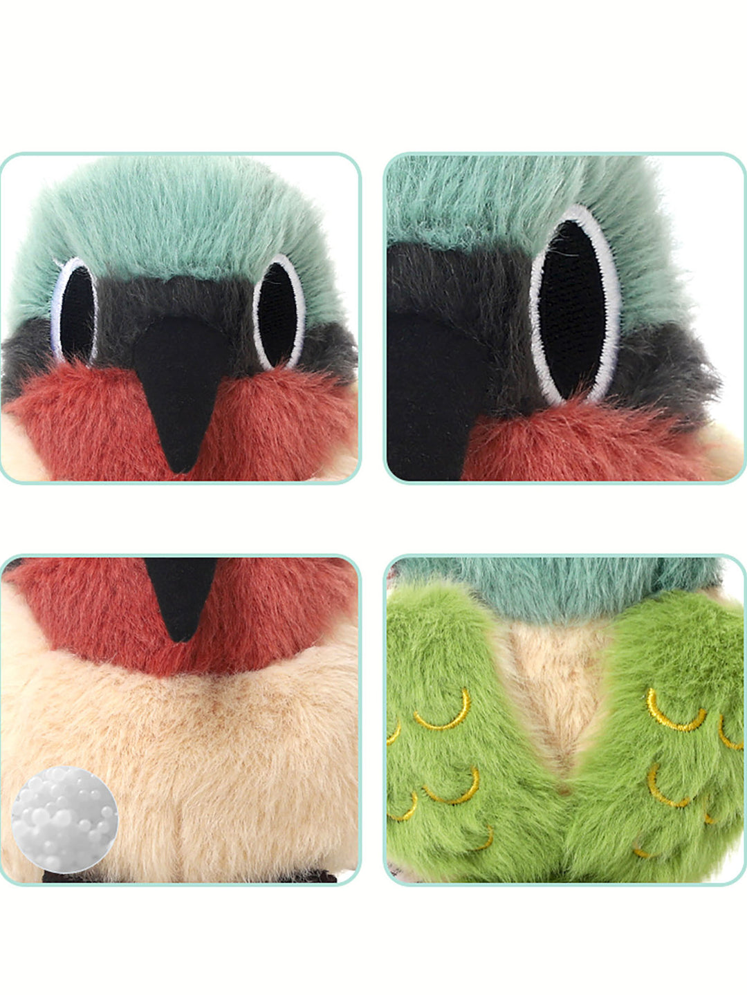 Colorful Sunbird Plush Toy