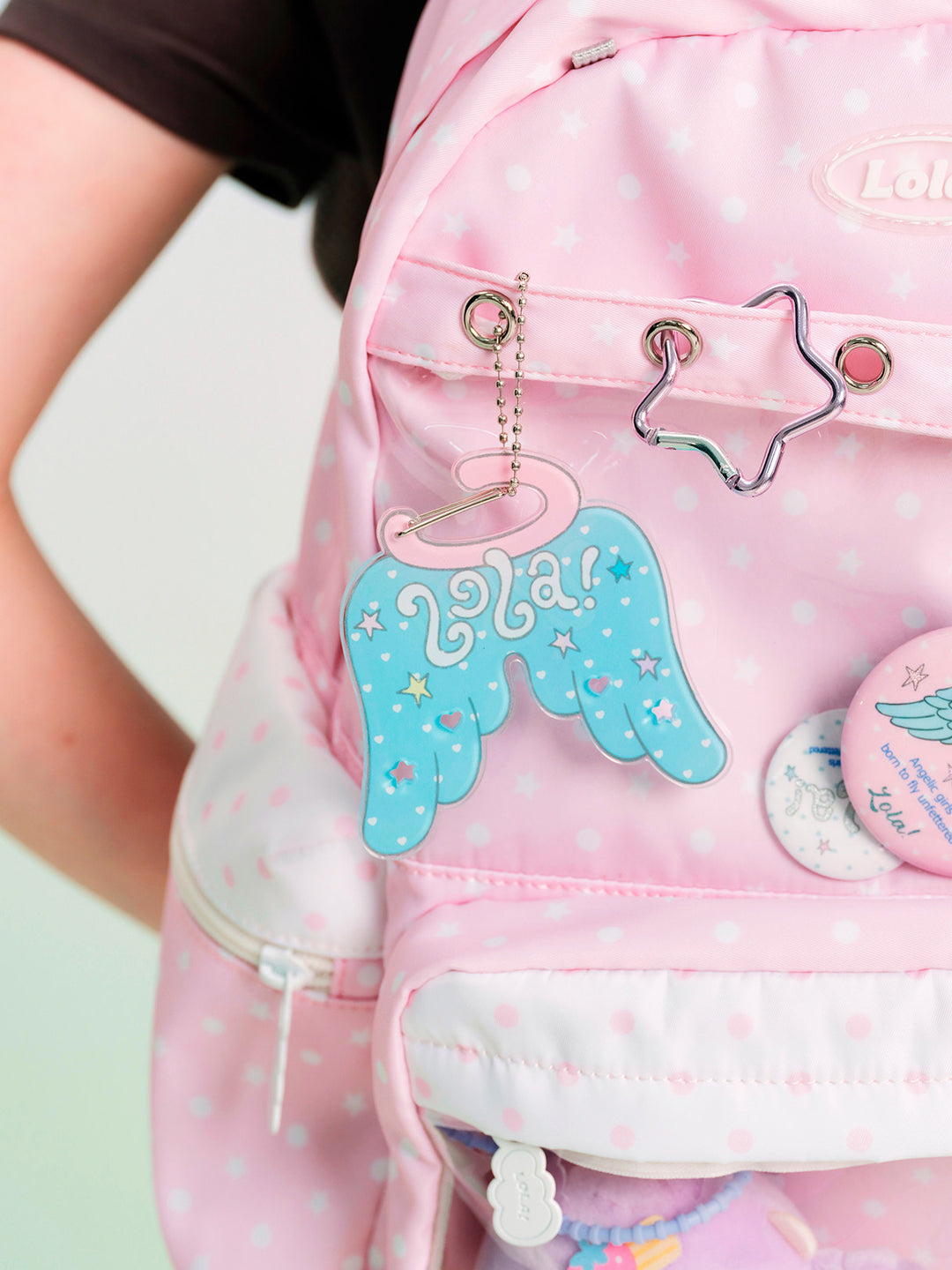 Star Clear Pocket Display Backpack