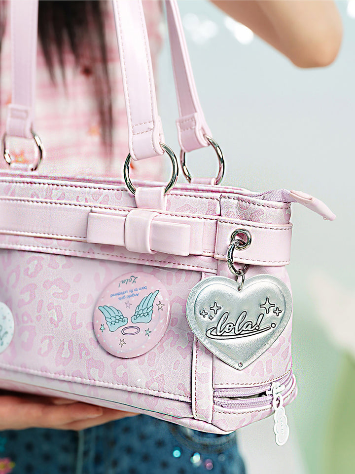 Bow Clear Pocket Shoulder Bag