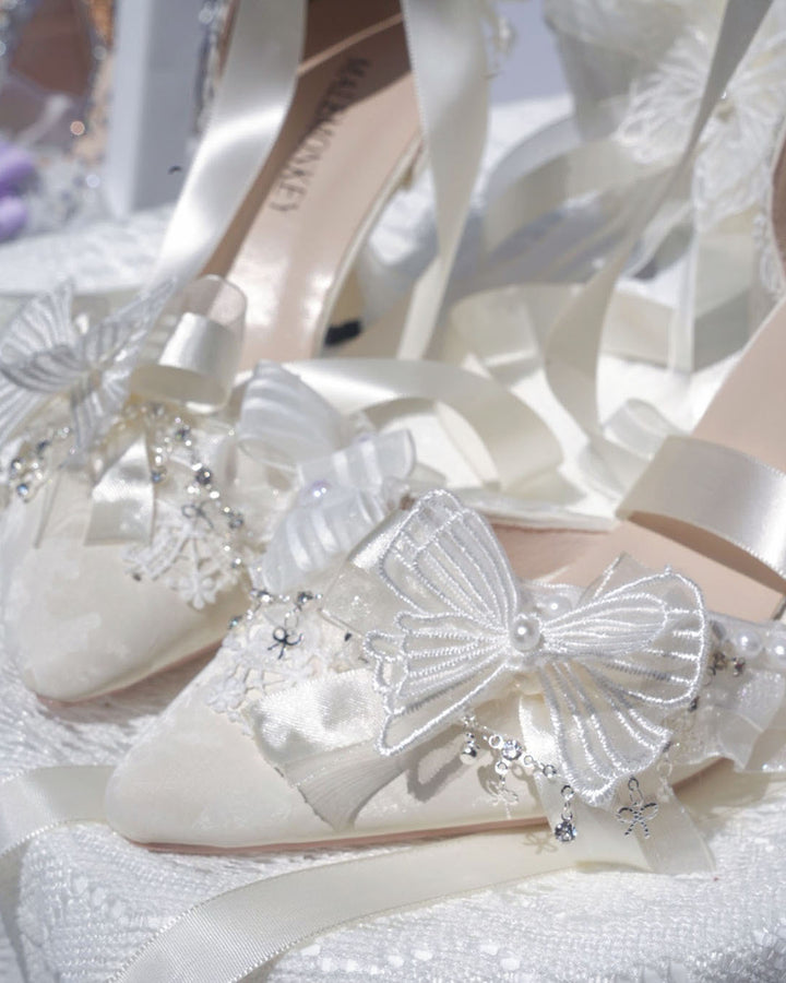 Fairy Butterfly Wedding High Heels