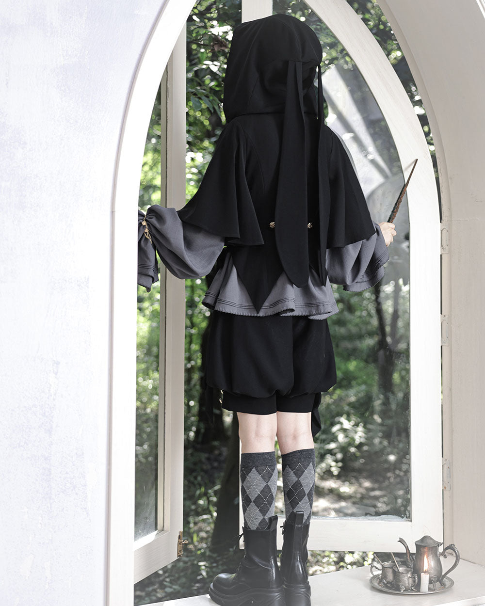 Black Fashion Ouji Fashion Shorts