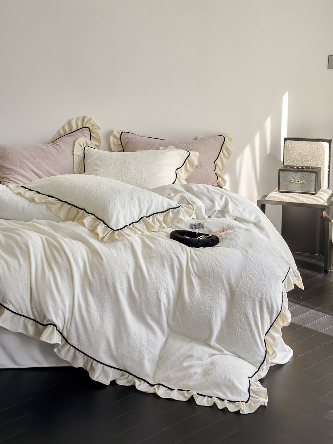 Cozy European Textured Thick Bedding Set