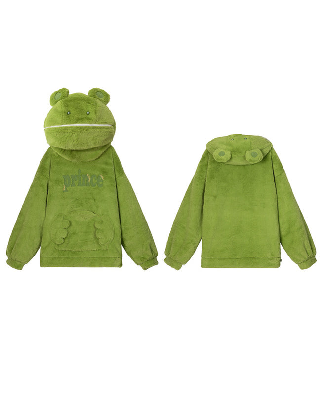 Funny Frog Fleece Sweatshirt