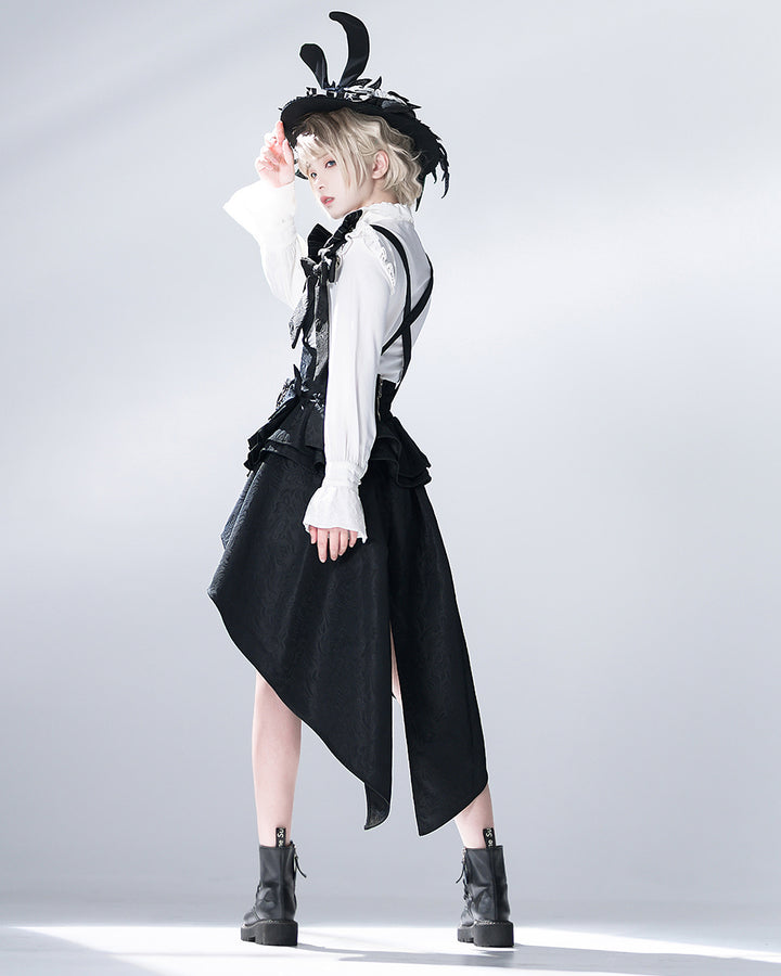 Bunny Theater Black Irregular Corset Belt