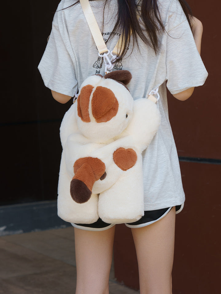 Calico Cat Cute Plush Backpack