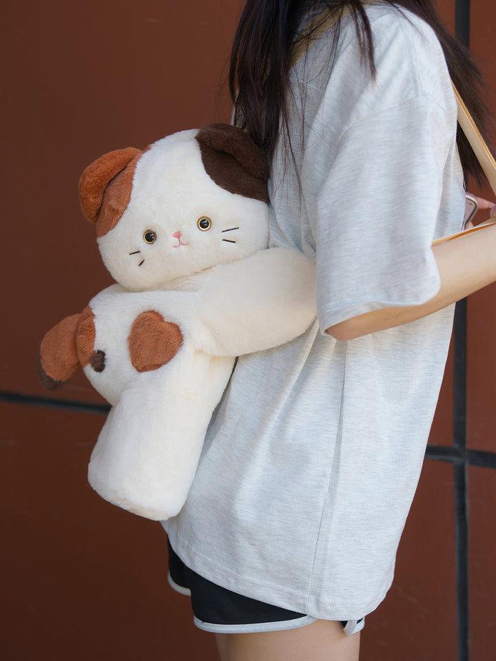 Calico Cat Cute Plush Backpack