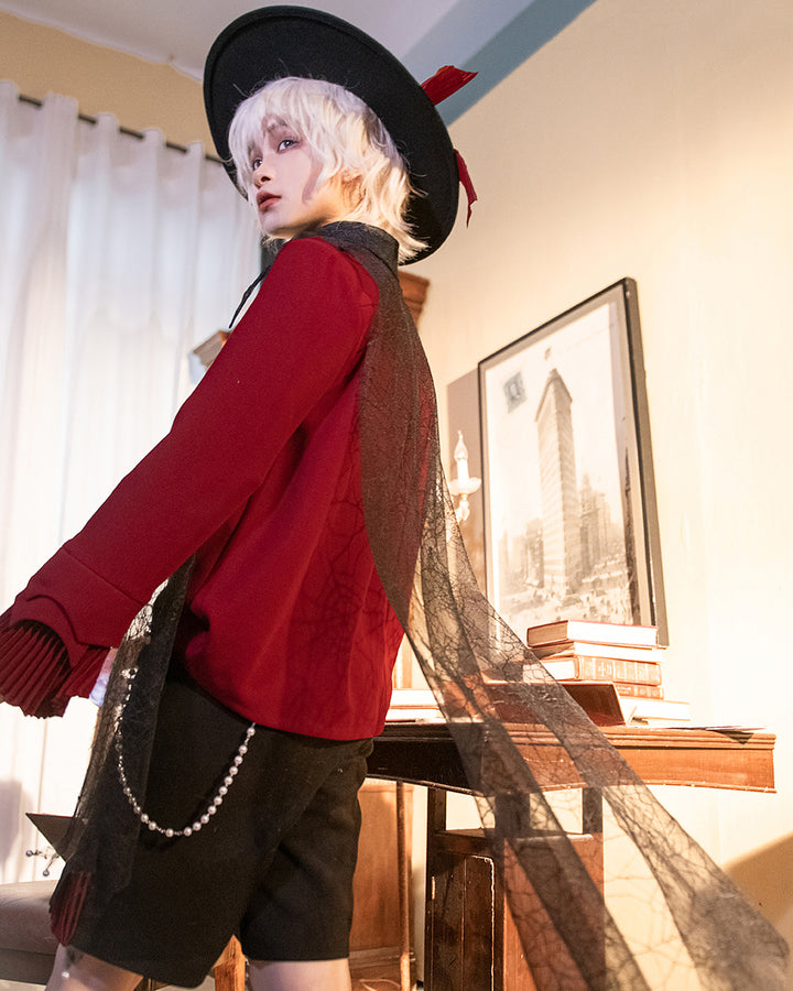 Prince red long-sleeve shirt