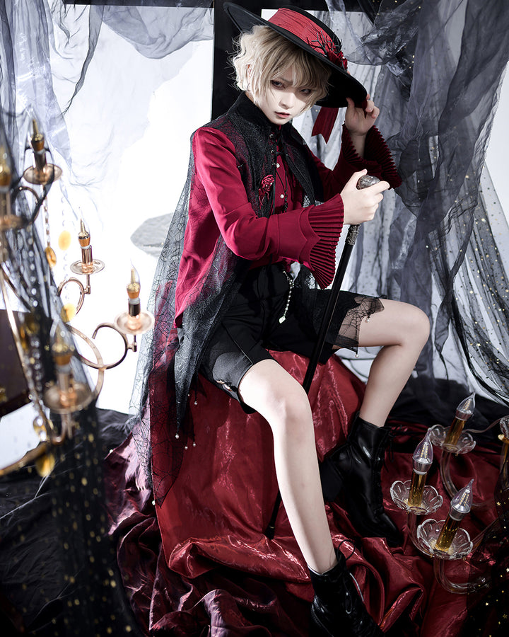 Prince red long-sleeve shirt