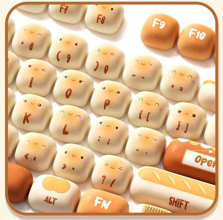 Akko Steam Bun Wonderland Mog Design 138pcs Keycaps