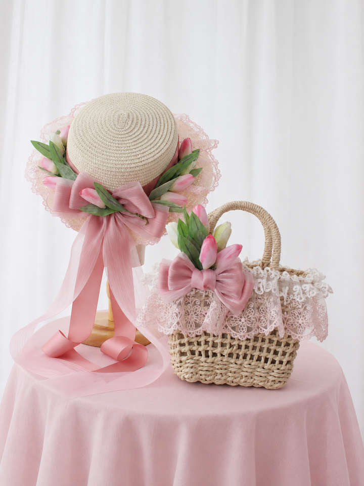 French Tulip Straw Hat
