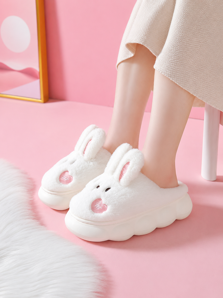 Cute Rabbit Plush Slipper