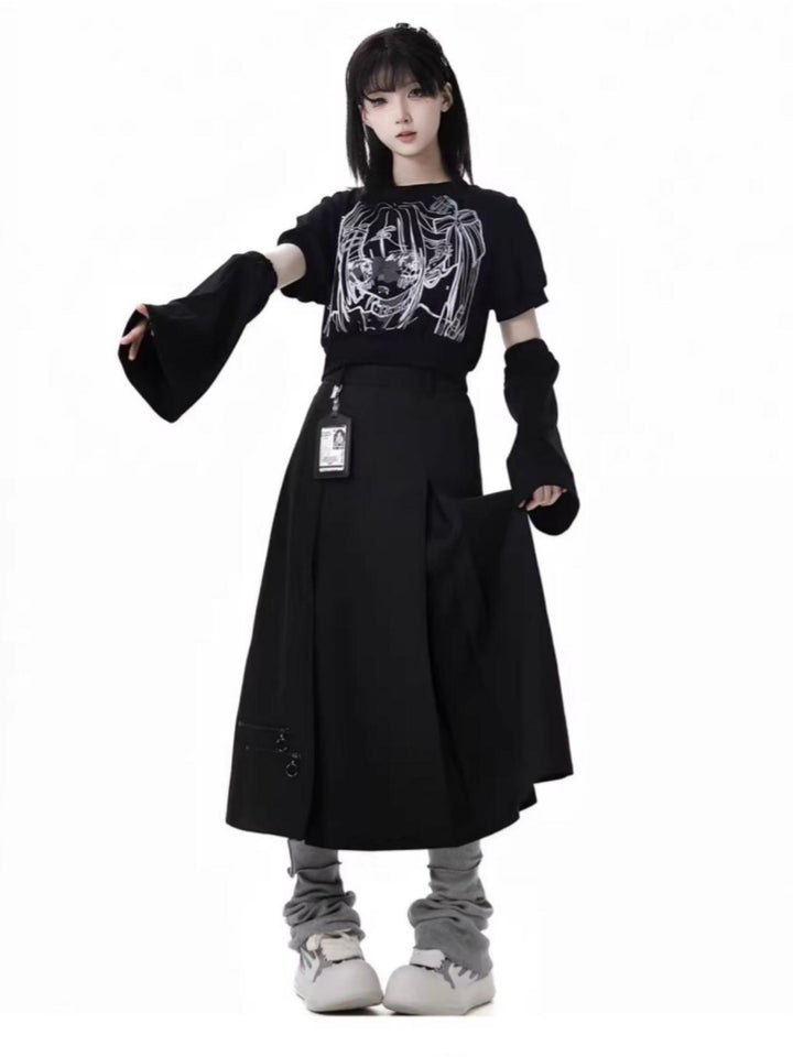 Harajuku Street Style Anime Graphic Shirt/Top/Skirt