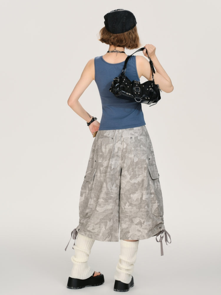 Adorable Cartoon Doodle Casual Summer Top