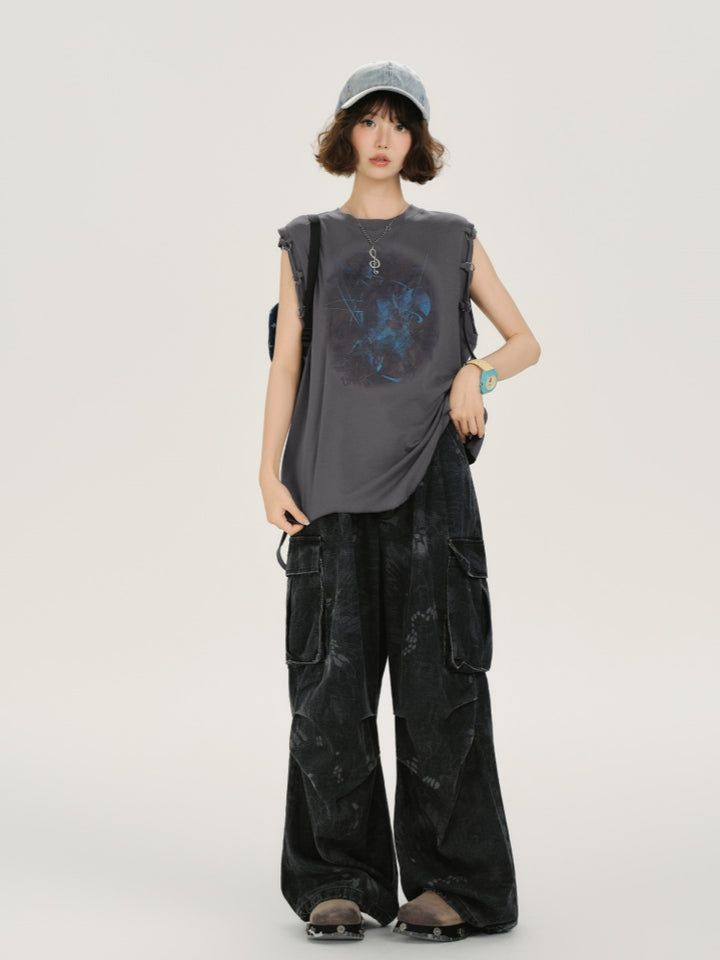 Adorable Uneven Hem Casual Summer Top