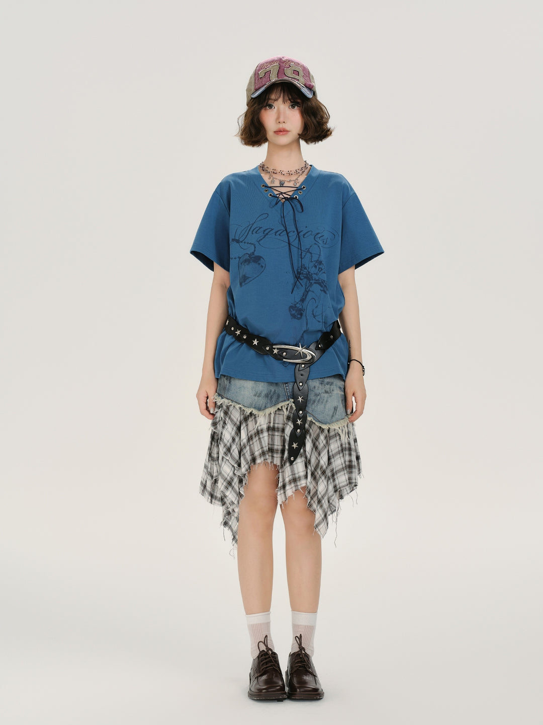 Adorable V-Neck Tie-Waist Casual Summer Top