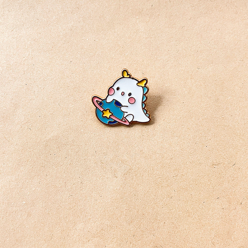 Cartoon Cute Dinosaur Brooch