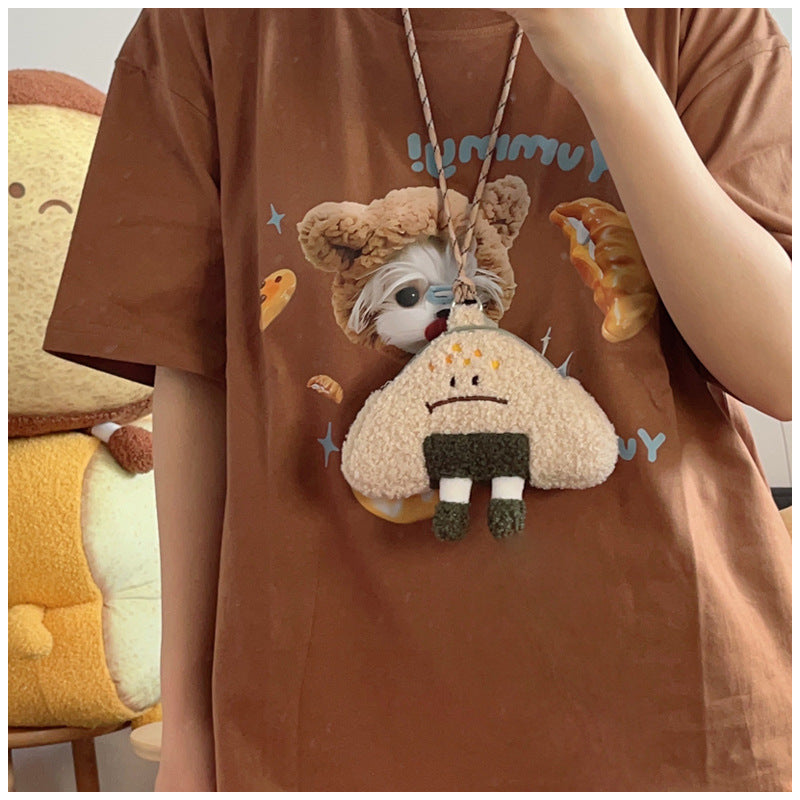 Cartoon Rice ball Shoulder bag