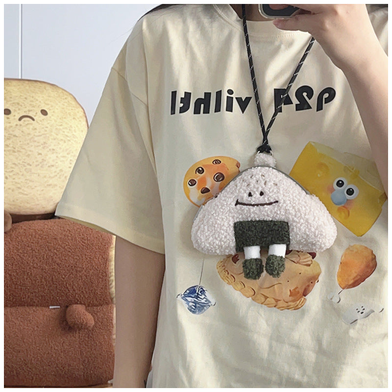 Cartoon Rice ball Shoulder bag