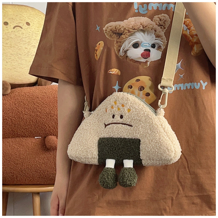 Cartoon Rice ball Shoulder bag