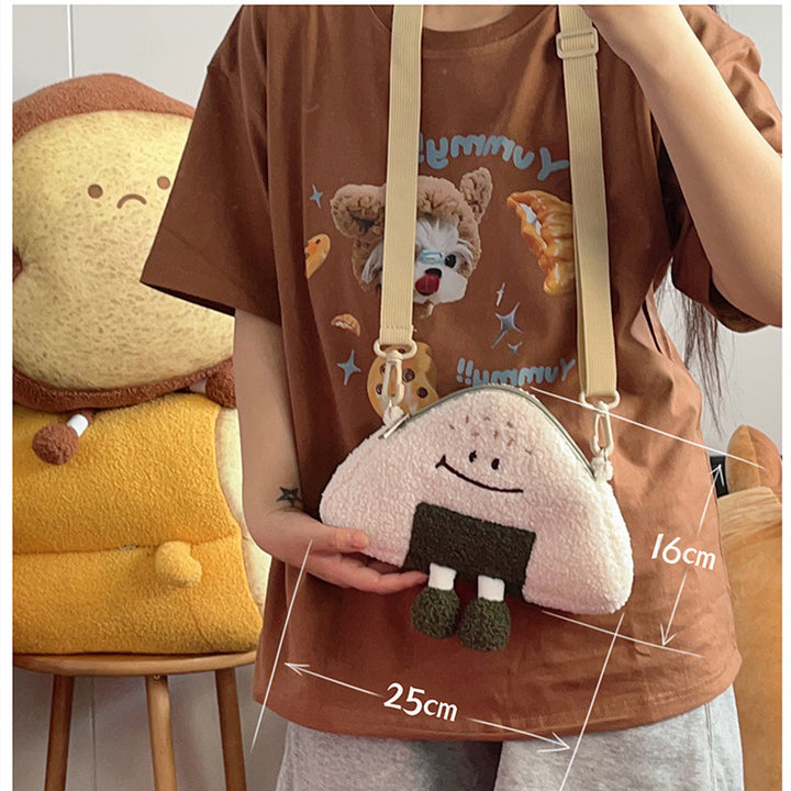 Cartoon Rice ball Shoulder bag