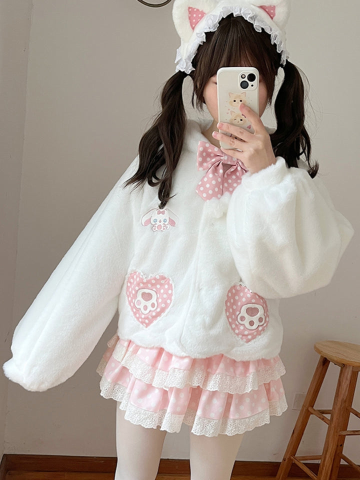 Cute Bunny Plush Lolita Jacket