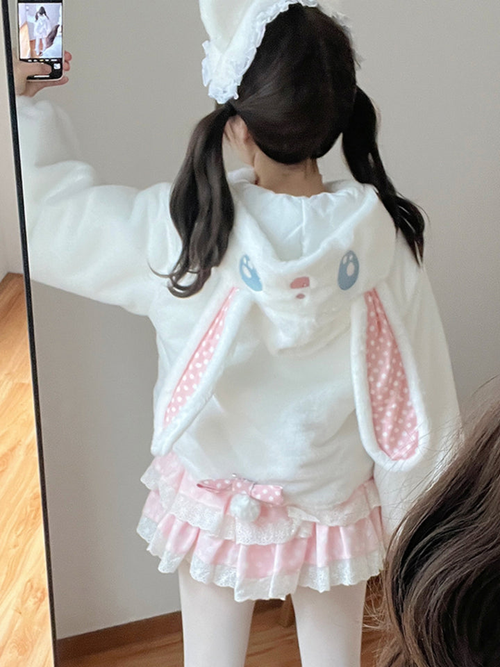 Cute Bunny Plush Lolita Jacket