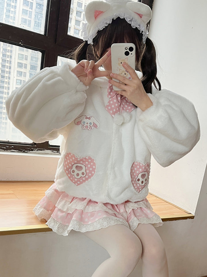Cute Bunny Plush Lolita Jacket