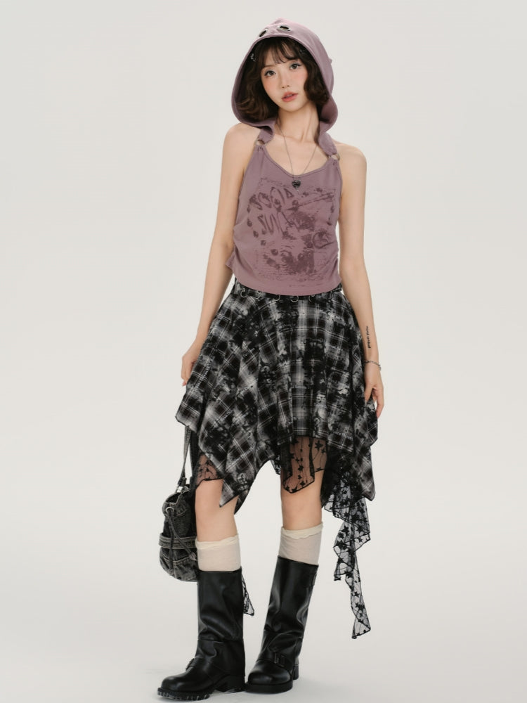 Cute Cartoon Cat Hooded Vest