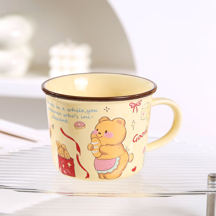 Cute Cartoon Little Bear Breakfast Cup