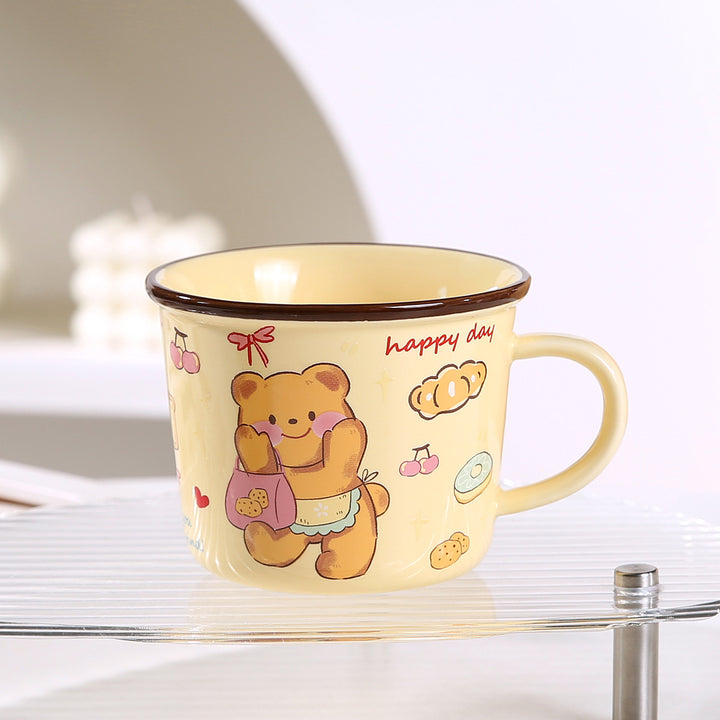 Cute Cartoon Little Bear Breakfast Cup