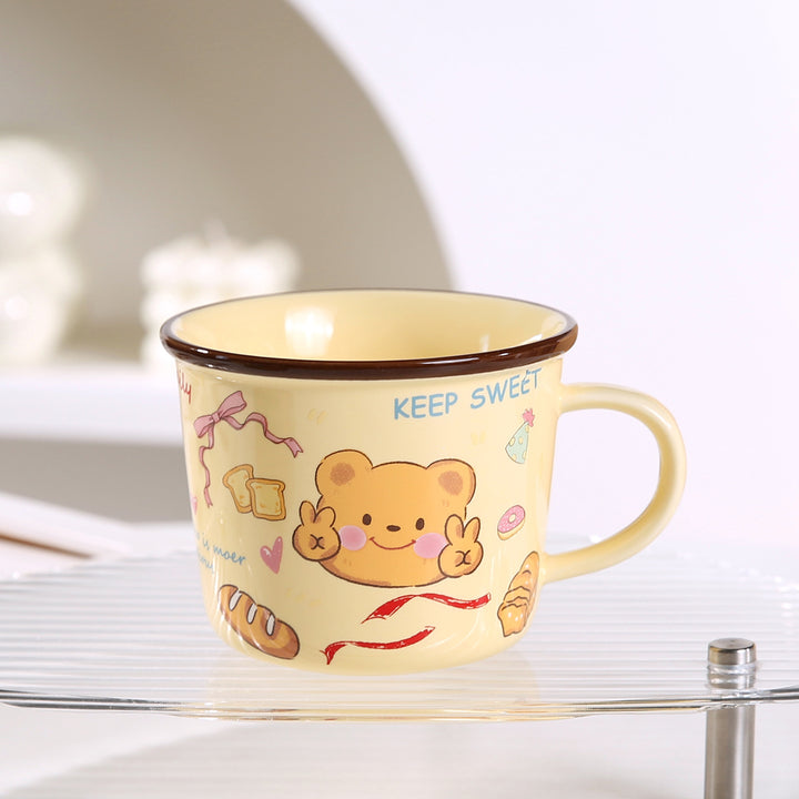 Cute Cartoon Little Bear Breakfast Cup