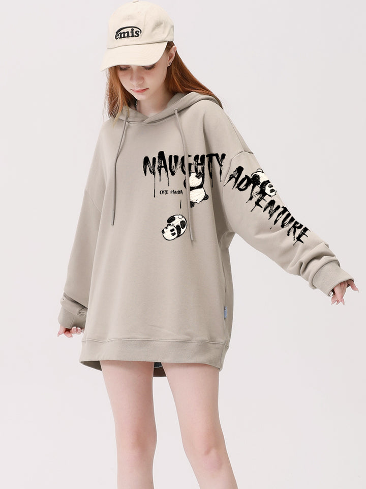 Dopamine Panda Print Hoodie