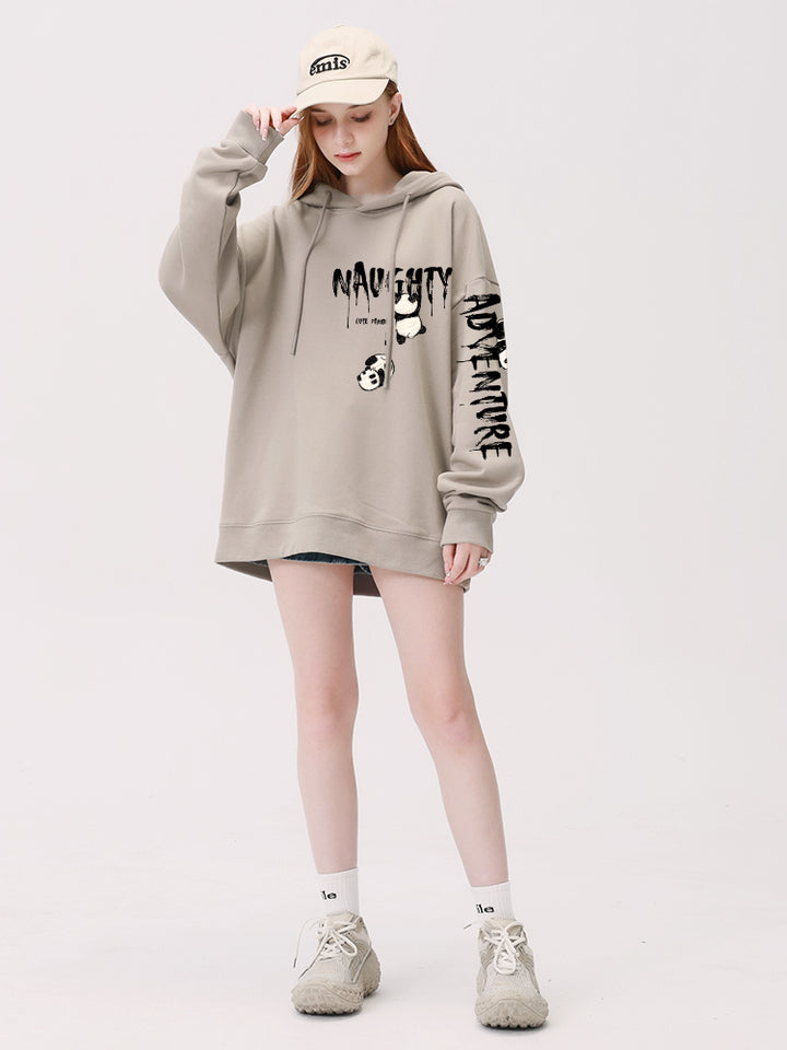 Dopamine Panda Print Hoodie