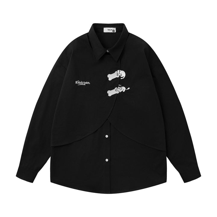 Fashion Long-Sleeve Student Shirt