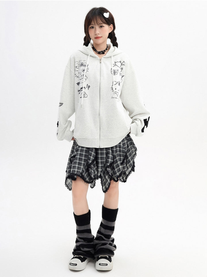 Kitty Cat Ear Hoodie Jacket